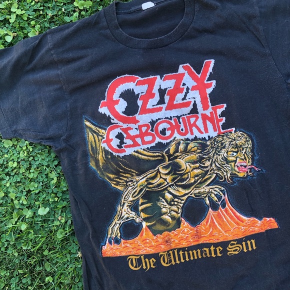 80’s OZZY OSBOURNE Ultimate Sin T-Shirt 🤘🏼 - Picture 2 of 5